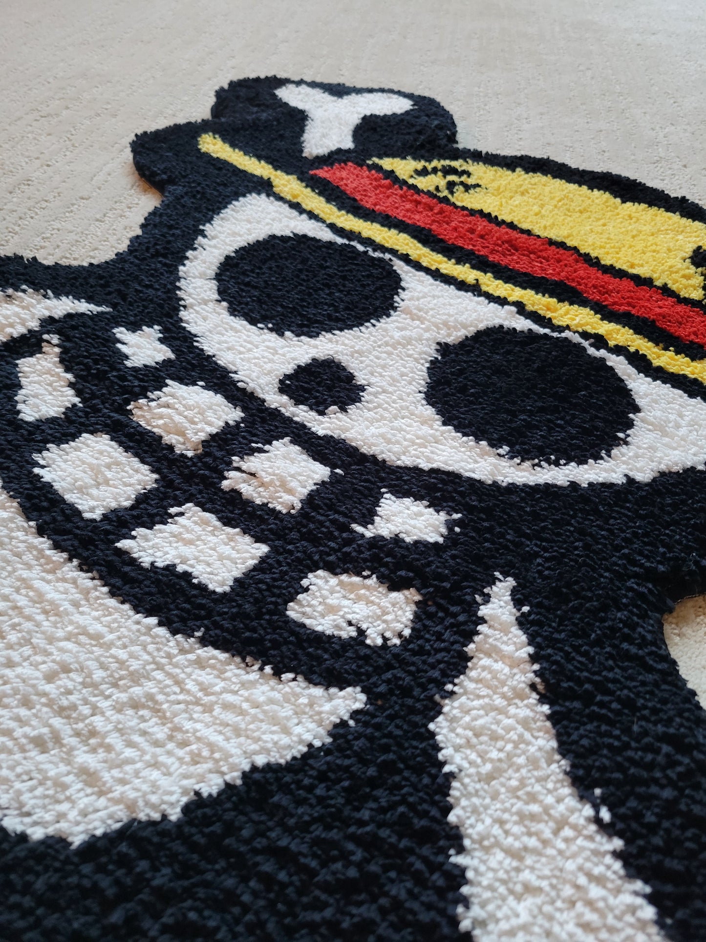 Anime Skull Straw Hat Rug