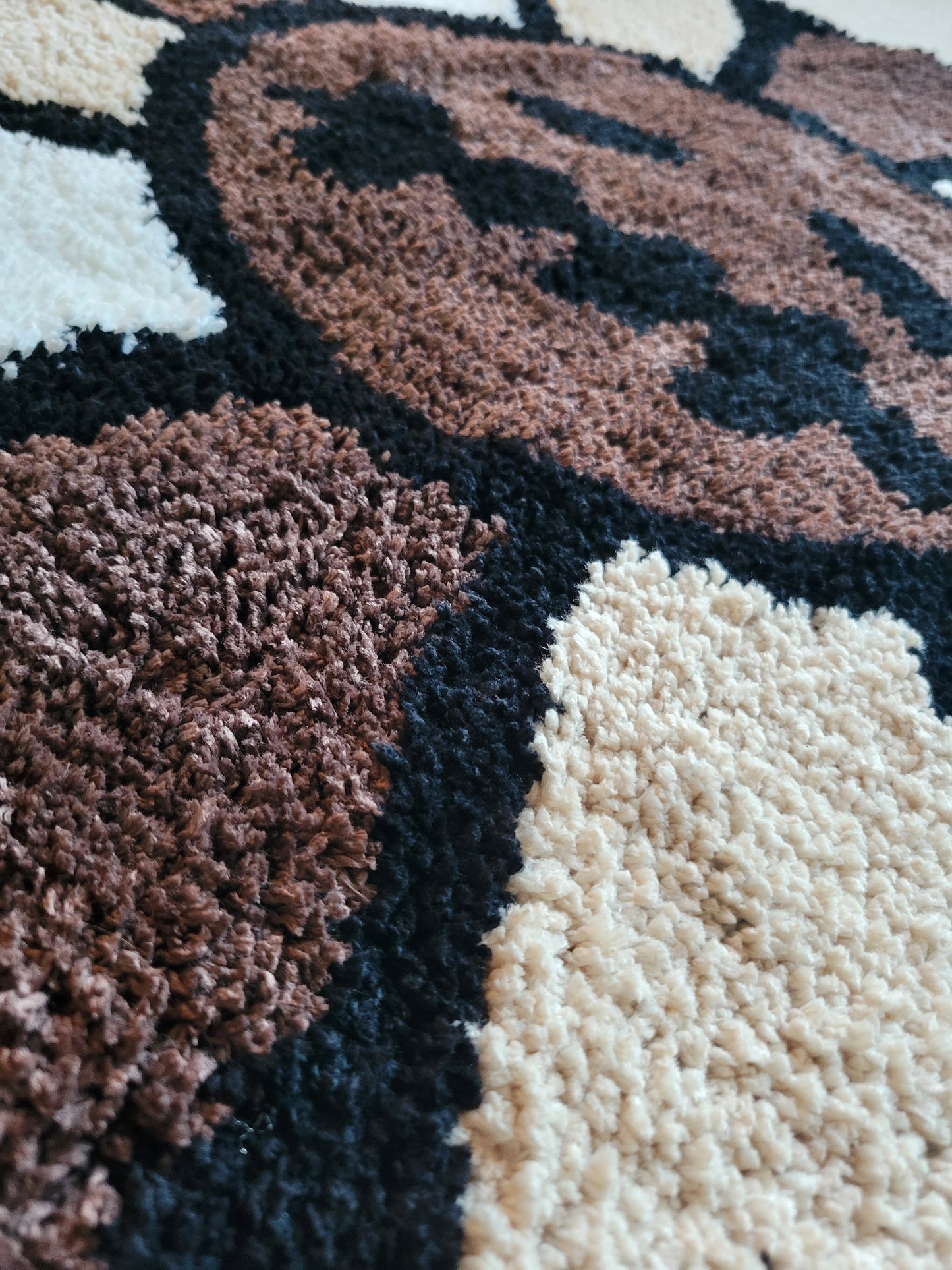 Brown Murakami Flower Rug