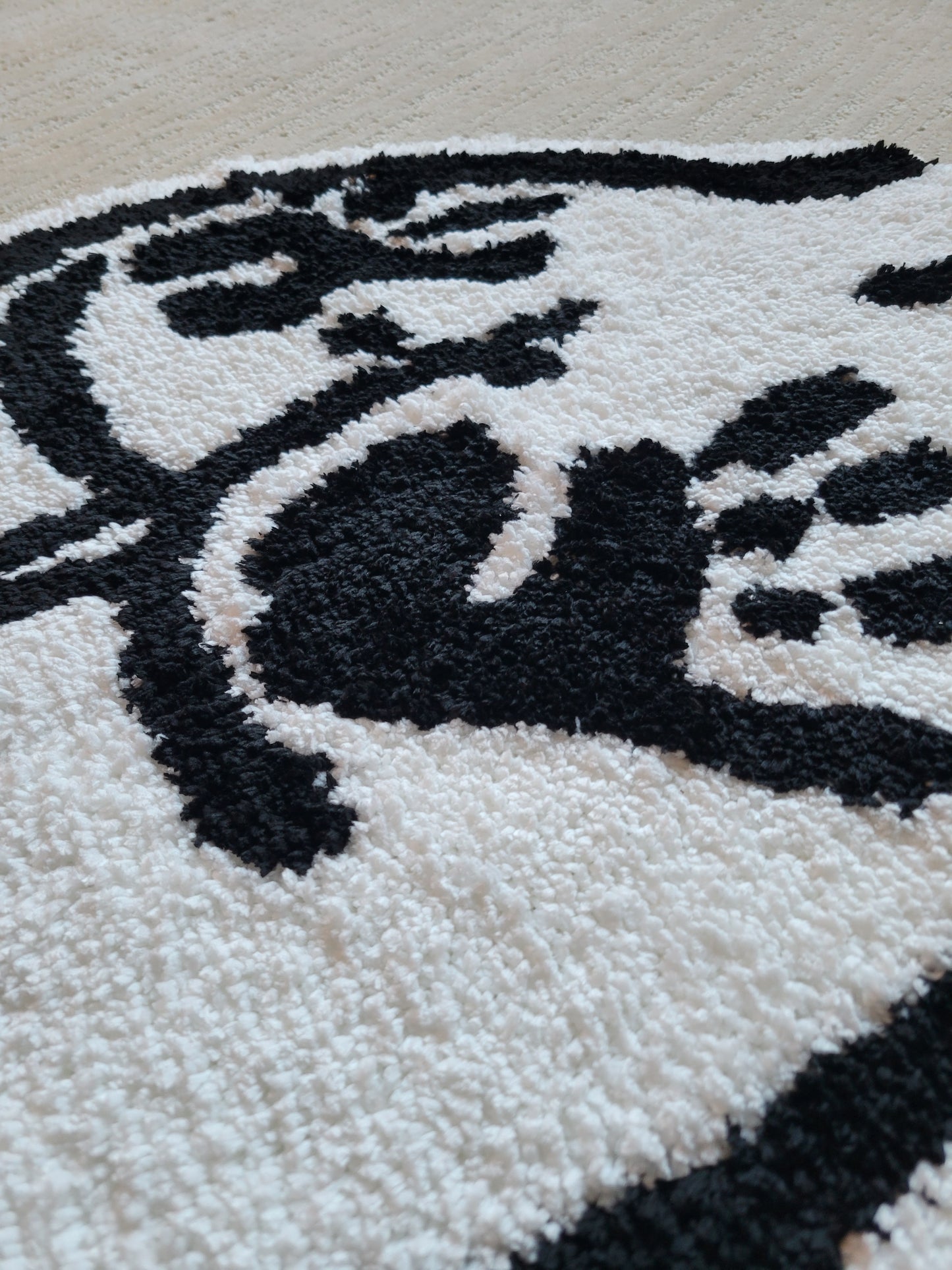 Ass Handprint Tufted Rug